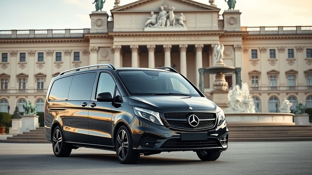 Großraumtaxi München Flughafen mit V-Klasse VIP Van.