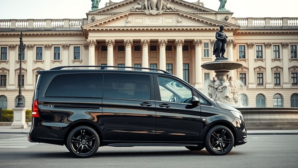 Luxus Van mieten München mit V-Klasse VIP innen.