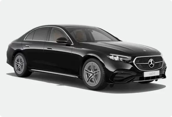 Schwarze Luxuslimousine für Chauffeur Dienst München.